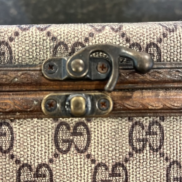 Vintage Gucci GG Logo Wooden Jewelry Box - Picture 7 of 9